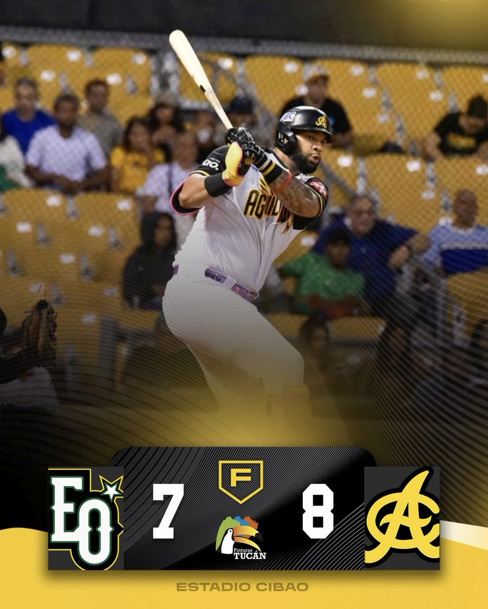 KeylinAcosta's tweet image. REEEEECOOOJAAAAANNNN 🦅 
                               Y
REEEEECOOOJAAAAANNNN 🦅 

Sí, hoy se recogió dos veces porque mis poderosas Águilas Cibaeñas les ganaron dos veces a las Estrellas Orientales. 😎