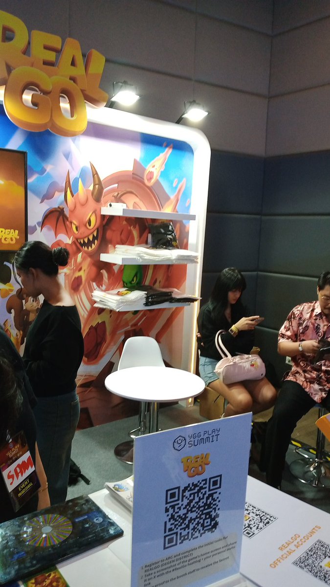 having fun at #RealGo