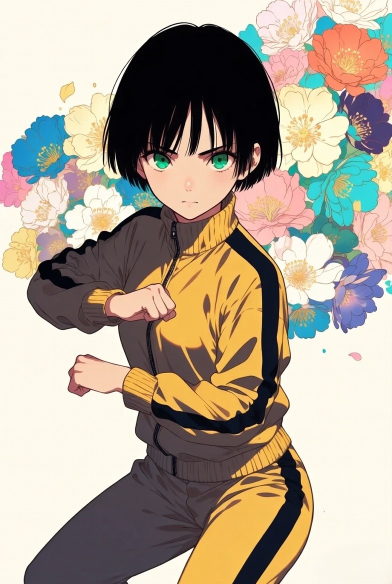 RArias207's tweet image. #帰ってきたAIかっこいいポーズ
蓮華さんこんにちは
かっこいいポーズには黄色いジャージが必須だと横やりが💦