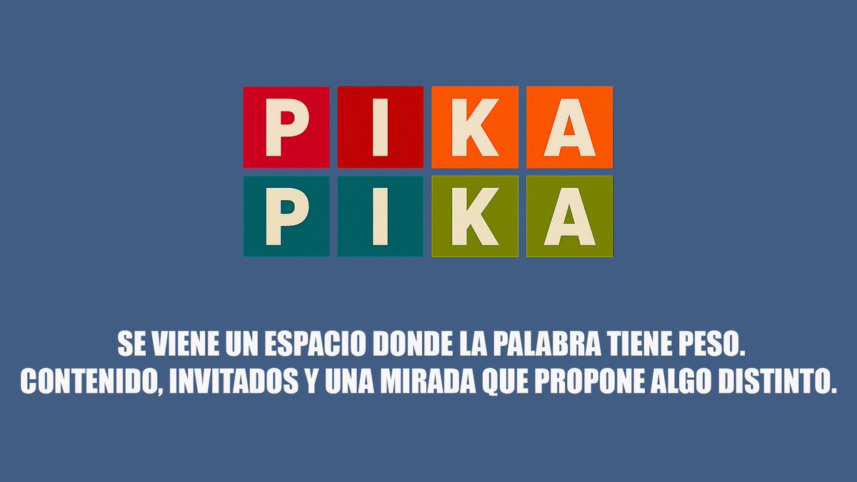 PIKAPIKAnacypop's tweet image. Una nueva forma de conversar

No se trata solo de hablar. 

Se trata de escucharnos mejor, de proponer miradas distintas y de poner en valor el contenido.

Se viene un espacio con invitados, ideas y una dinámica pensada para sumar.