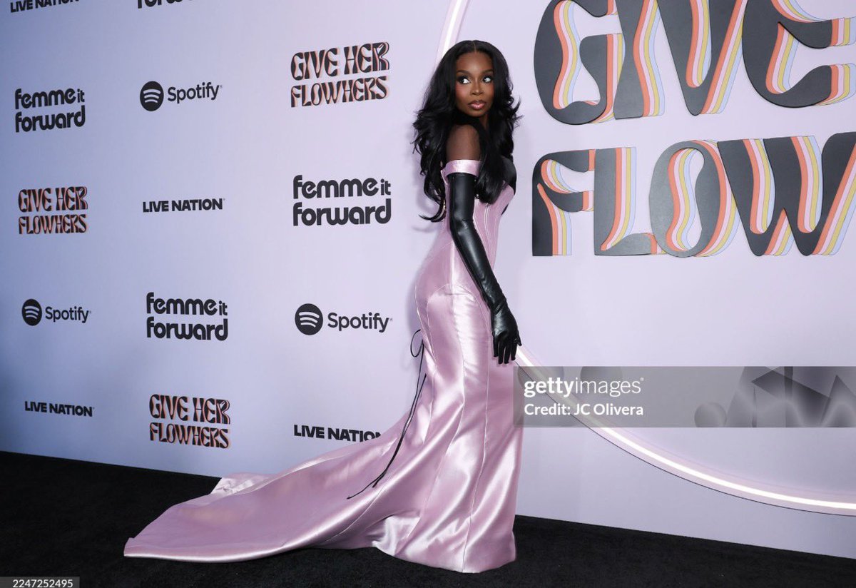 olandriasinfo's tweet image. Olandria Carthen at the Give Her FlowHERS Gala 2025