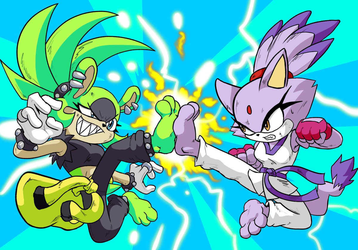Anon C0mm
Surge the Tenrec vs Blaze the Cat!
#SonicTheHedgehog