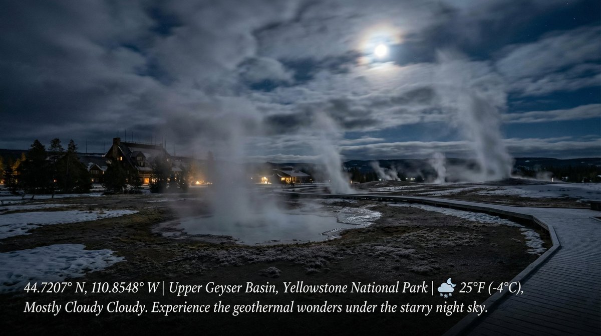 Nano Banana Pro 太頂了,我去,即時資訊檢索還能這麼用!
給他一段經緯度,讓他直接生成現在這個地方場景的圖片,結合了當前的天氣以及當地的時間
我看了一下,除了山西這個我選的是五台山,它漂移到了忻州以外,其他部分信息都是對的