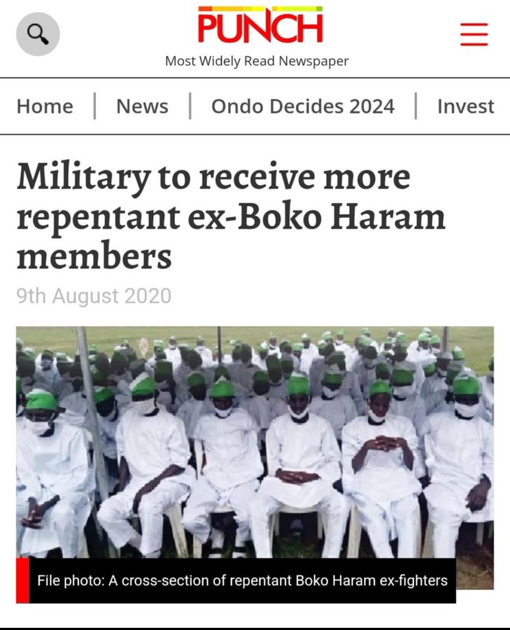 0xchaindevs's tweet image. Which serious country sits down to negotiate with terrorists? Only here. A general even said Boko Haram could be president one day. This shows just how compromised and complicit our politicians have become.