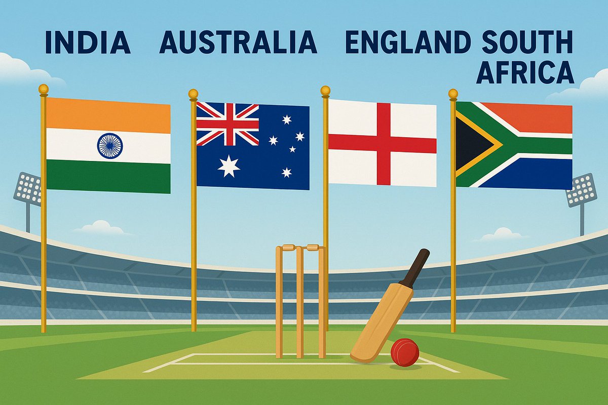 Is this is the first time in Test history that the leading 4 Test nations are playing Tests amongst themselves on same day same time?