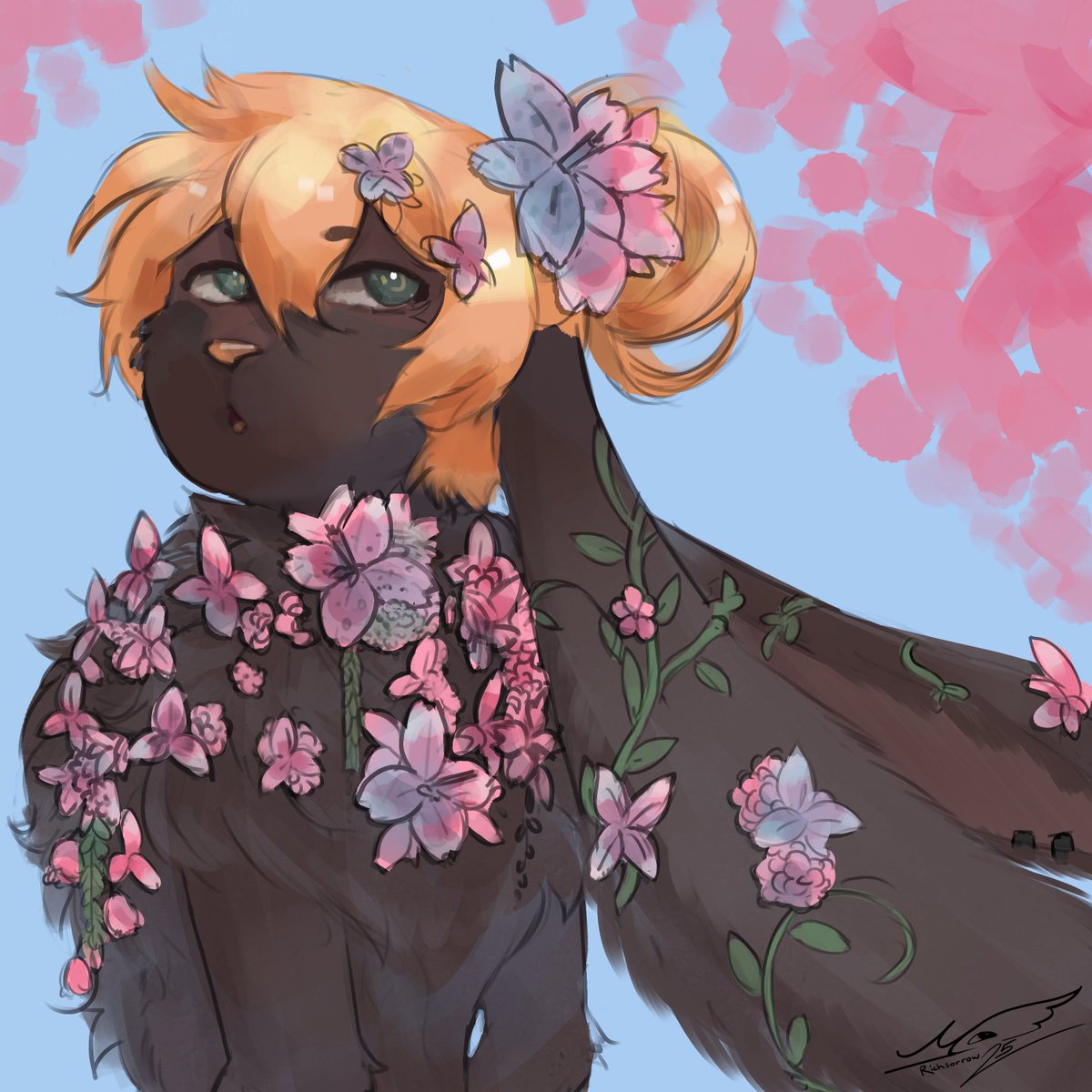 MiloRichsorrow's tweet photo. Just finished this coloured sketch artwork for Adept Bun on VGEN! Check it out here --> https://t.co/q9EUVtqs4F
#VGenComm #furry #illustration #art  #VGen https://t.co/BOy5lVn7pP