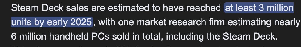 There's like a million videos like this &amp; each get a billion views and they've been pumping them out since 2022 when the SD launched &amp; yet still no one buys it.

I've used my own steam deck less than 20 times since I get in back in 2022. 

Is this a LARP?