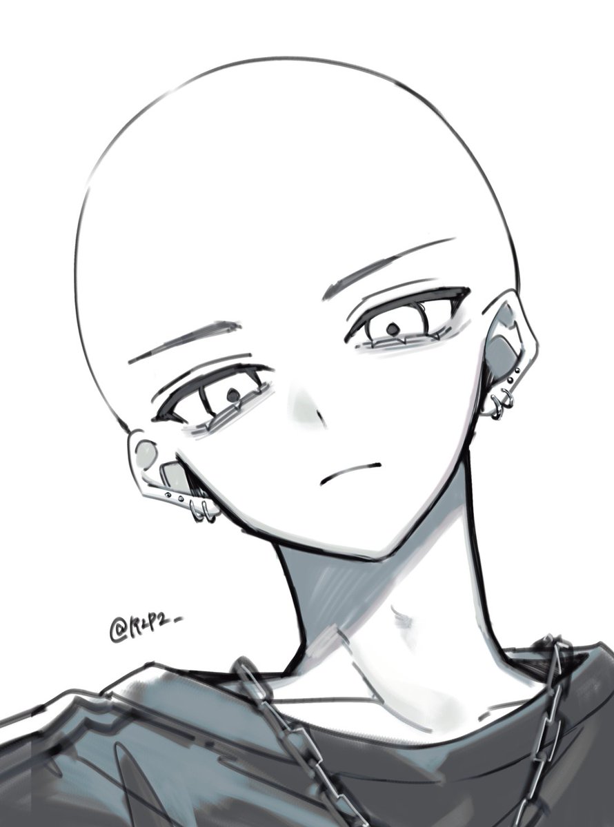 黒野京 缶バッジ Post by ♱黒野京♱ on X: 植毛練習用ハゲ