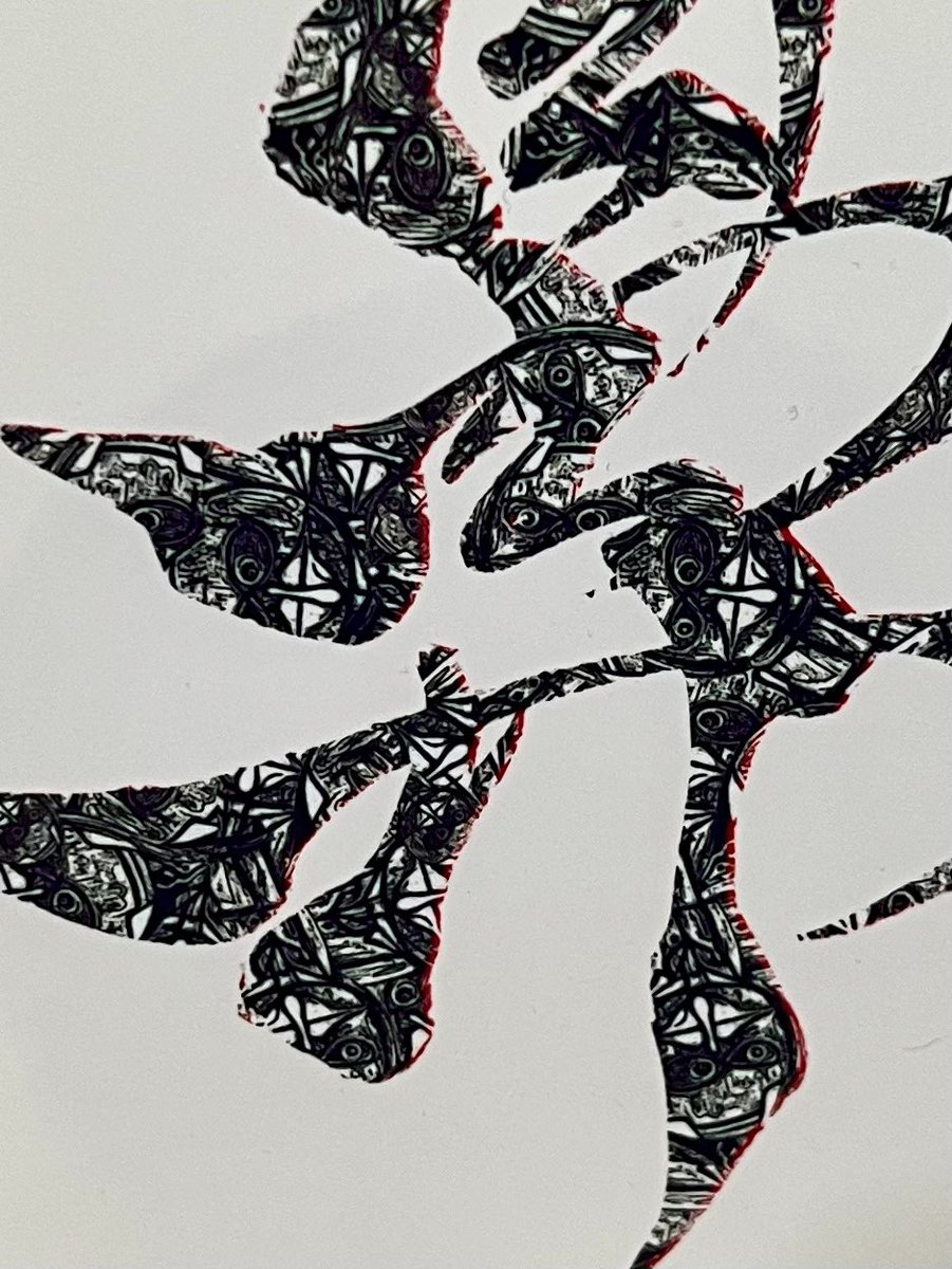 hanamizoyg's tweet image. Daisuke Nakatake 
中武さんの書との共作 有難う御座いました
#calligraphy #illustration #collaborate