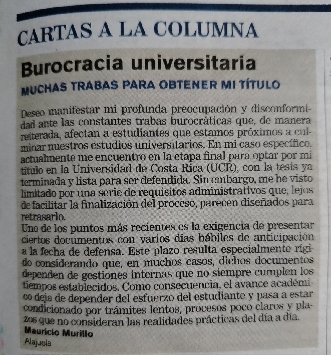 Benjaminnv's tweet image. Uno de los puntos que poco se discute es la burocracia y las trabas en los procesos en las universidades. En el caso de los proyectos de graduación  (Benjamín Núñez Vega)#tesis #proyectos #TrabajosUniversitarios #Asignaciones #Monografias #investigacion #metodologia