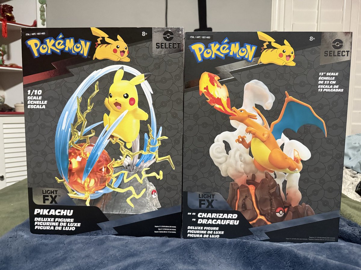 I really need to stop shopping at Costco 😅 I impulsively bought this two 🫣 but who can’t say no to $29.99 deal lol 🤣😂 #Pokémon #Charizard #Pikachu #Collectibles