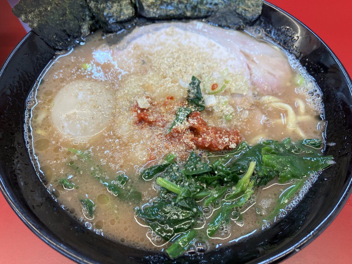 manbobongo's tweet image. ご馳走様でした😋
いつもの家系頂きました
もちろんご飯おかわり
#何処かの筋肉に届け
#今日は全身筋肉痛