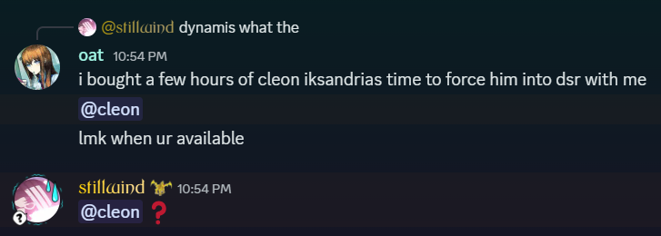 CleonSKennedy's tweet image. YOU ARE SO FUCKING EVIL WHY AM I BEING FORCED INTO P3 DSR PROG