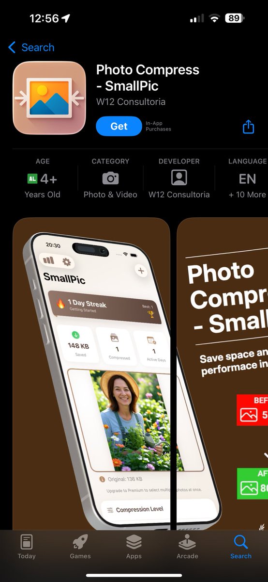 w12_dev_apps's tweet image. New version with new features, full redesign and support a new 10 languages 
Link: apps.apple.com/br/app/photo-c…
#imagecompression #convertimage #heictopng #imagereduce #appstore #iOS26