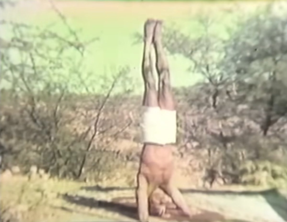 aravind's tweet image. Let me give a heads up about a new western fad based on appropriated Indian knowledge that&apos;s incoming. And one that will be reposted by sepoys in India as &quot;Inversion&quot; or some &quot;Walter&apos;s method.&quot; 

Sirsasana.

Considered King of Asanas and mentioned in Hatha Yoga Pradipika and…