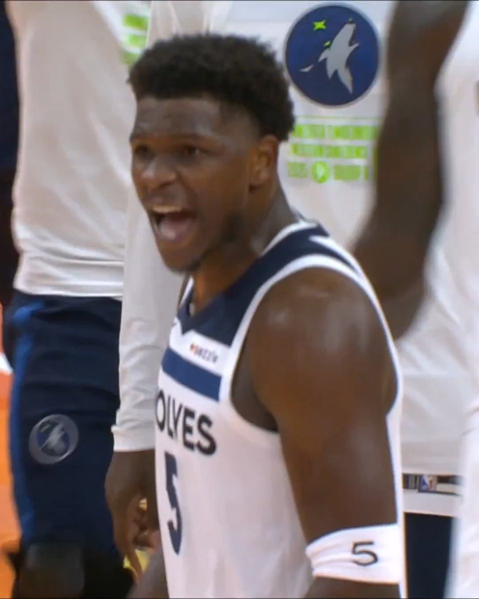 Ant SCREAMING at Dillon Brooks after hitting a step back three in his face 😳🍿 