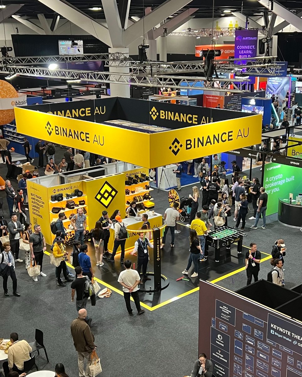 Binance_AUS's tweet image. Tuning in live from @AusCryptoCon ⚡️

Have you made it past our booth yet?