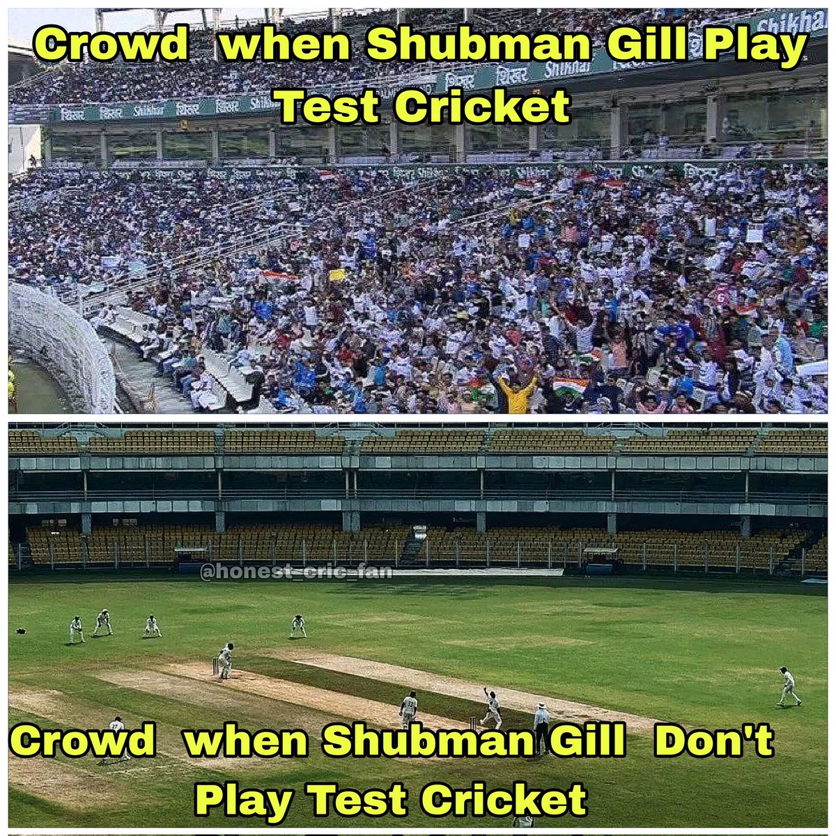 Without Shubman Gill Test Cricket is Irrelevant