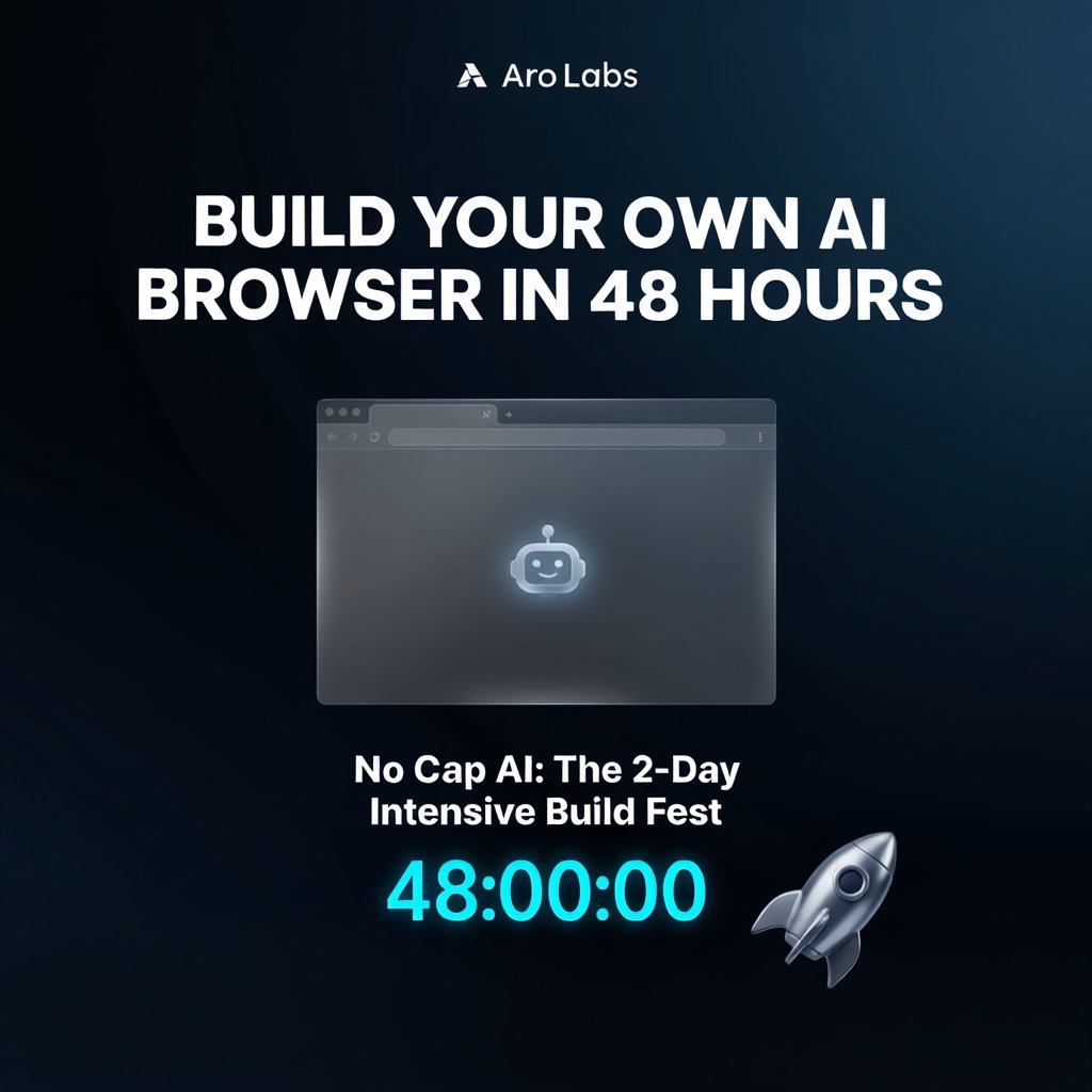 chitsipsium's tweet photo. 🚀 I’m finally doing it.

I’m hosting a 48-hour, hands-on sprint where you’ll build your own AI web browser with me like comet or even better : )

No theory. No fluff. No BS.
Just real building.

You’ll learn the full architecture, the tools I use at Aro Labs, and walk away with a working AI browser + the confidence to build your next one solo.

If you want in, drop a 🚀 and comment BROWSER & I’ll DM you the details.