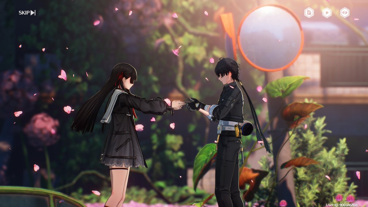 KagaOnda's tweet photo. > Standing under a sakura tree
> Blusing just by looking at Rover.
> Give Rover a handmade paper craft that represent herself, her home and the memory that made her Kuchiba Chisa.

My heart. https://t.co/desqCOzazf