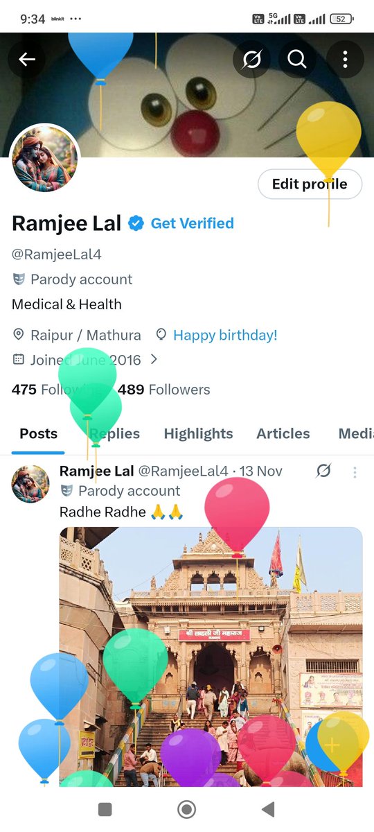 It's Baloon Day 👏👏😁