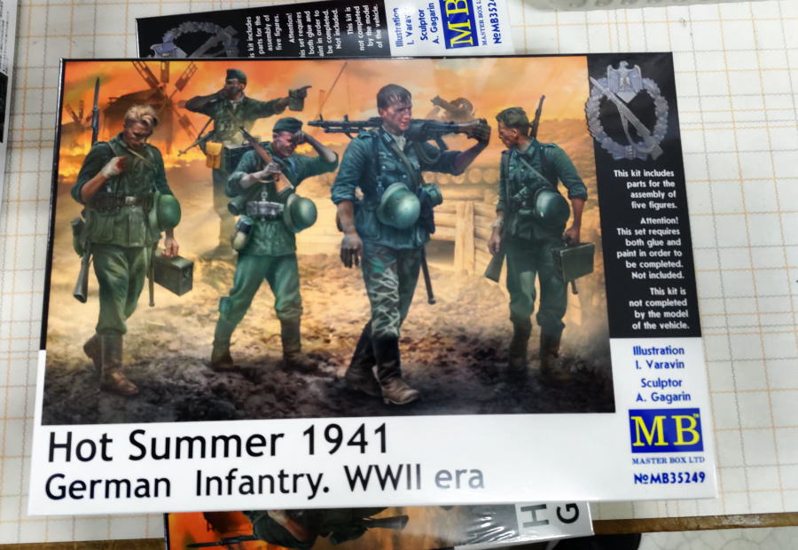 hobbyshopteduka's tweet image. #masterbox MB35249 1/35 独・国防軍歩兵5体セット1941年夏 を入荷しました～🥰