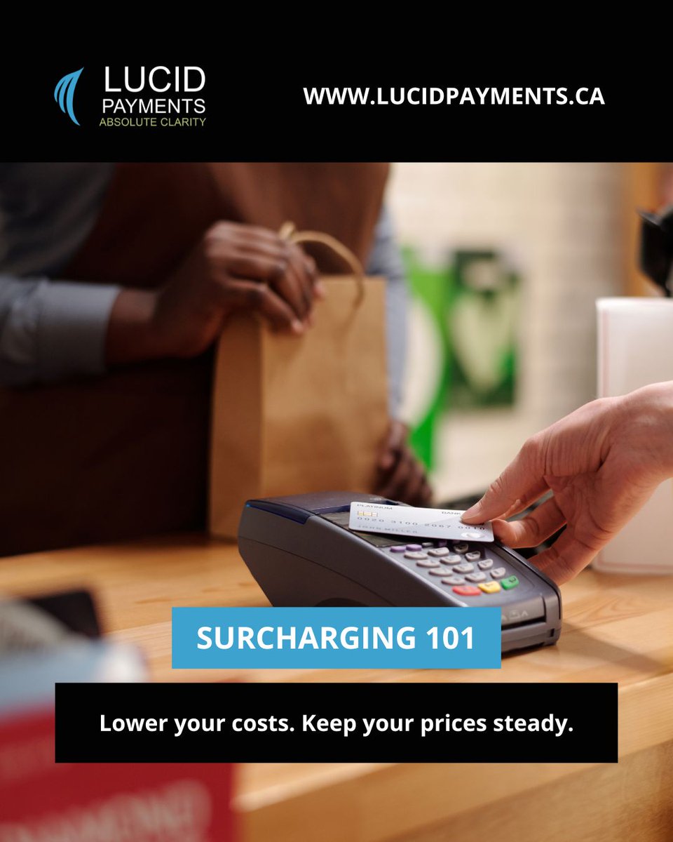 Lucid_Payments's tweet image. Now that credit card surcharging is available in Canada, many business owners are asking if it’s worth it.

For a lot of merchants, the answer is yes, especially when it’s done transparently.

#merchantfees #paymentprocessing #paymentsolutions