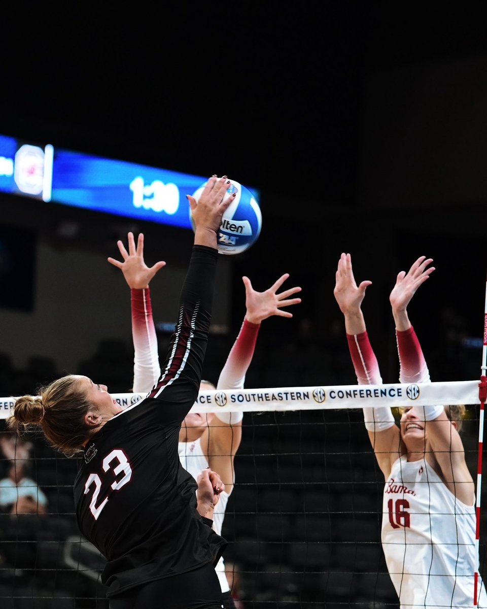 CarolineMBoykin's tweet photo. History was made in Savannah today! The first SEC Volleyball Tournament hosted in more than 20 years at our very own Enmarket Arena. It just means more! https://t.co/jnUCMsJh1N