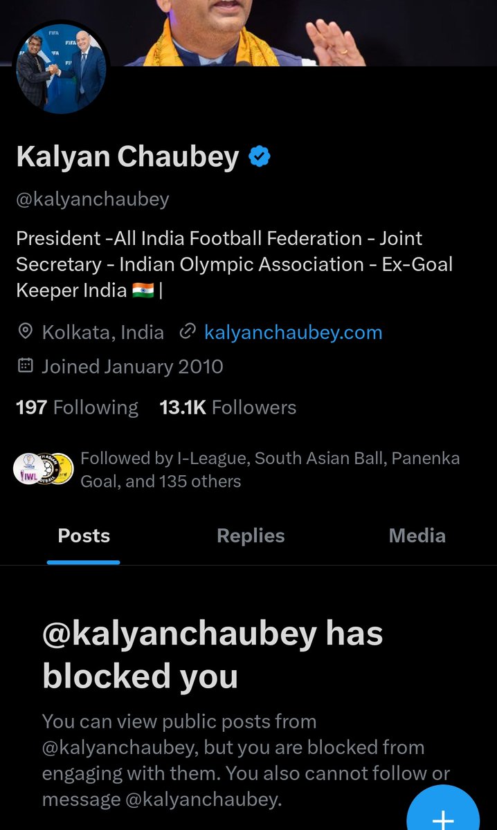 venky_ns's tweet photo. @kalyanchaubey Great kalyan blocked me few years back when i ask certain things about indian football. When everyone think he was saviour of #indinfootball , #vision2047 scam, but i know he will ruin indian football, #khalidjamil ,@ianuragthakur https://t.co/blqTDGKYKO