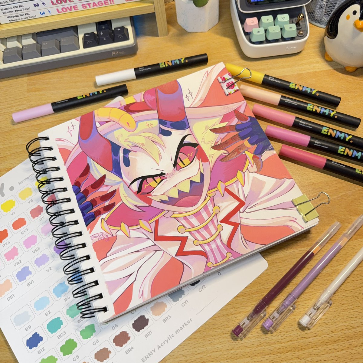 Como quiero a Lucifer, lo dibujaría mil veces ❤️🍒✨
#LuciferMorningstar