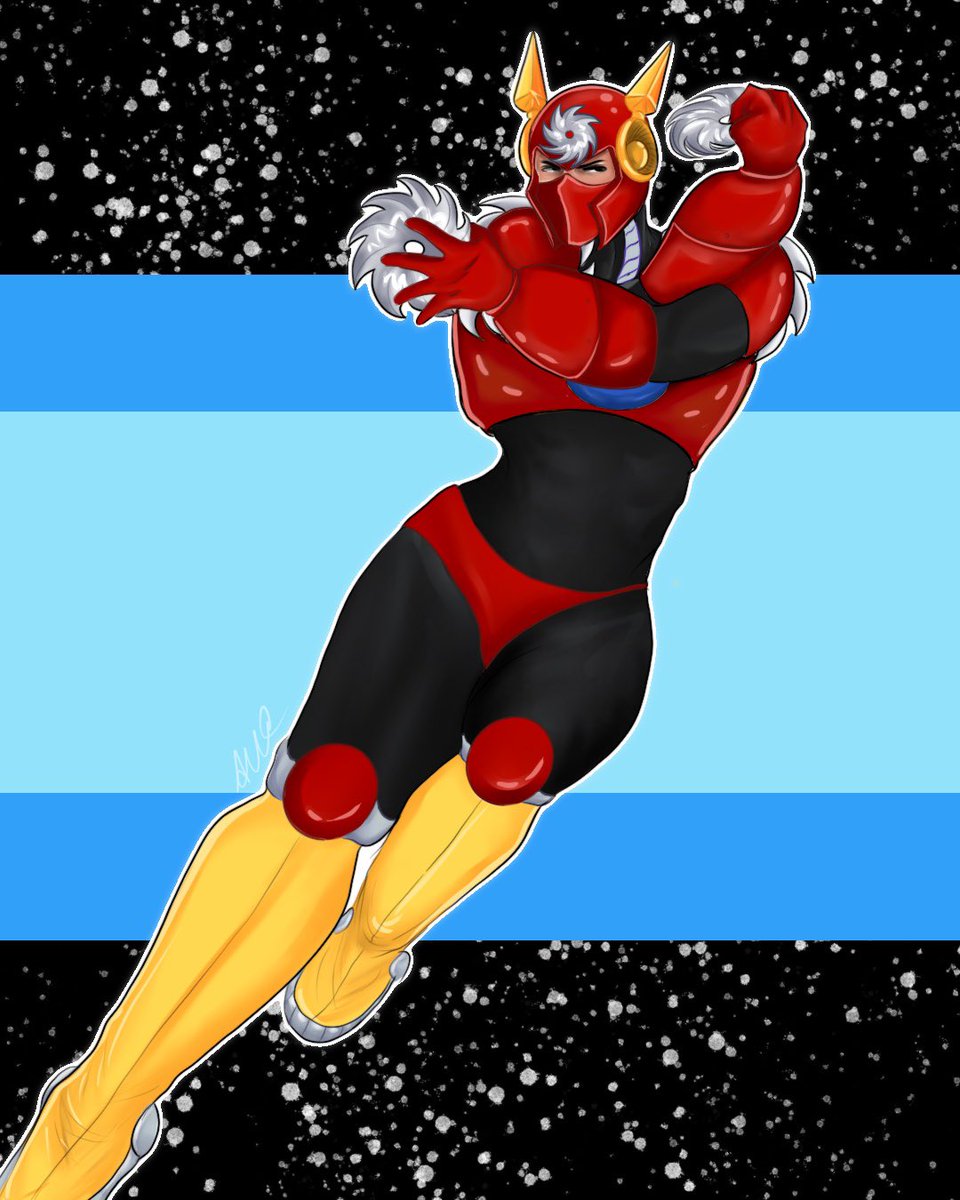 Recreated an old drawing of Metal Man from 2 years ago 

#metalman #megaman2 #art #drawing