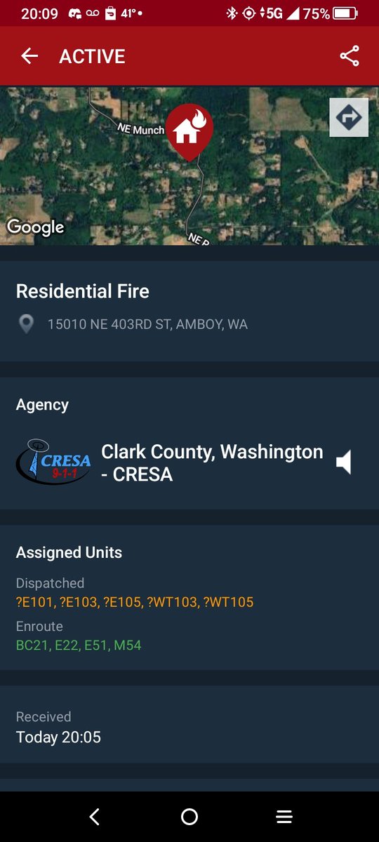 NWStringing1's tweet image. #BREAKING Clark County Fire responding to a report of a garage on fire possibly full of ammunition and Tannerite binary explosives.