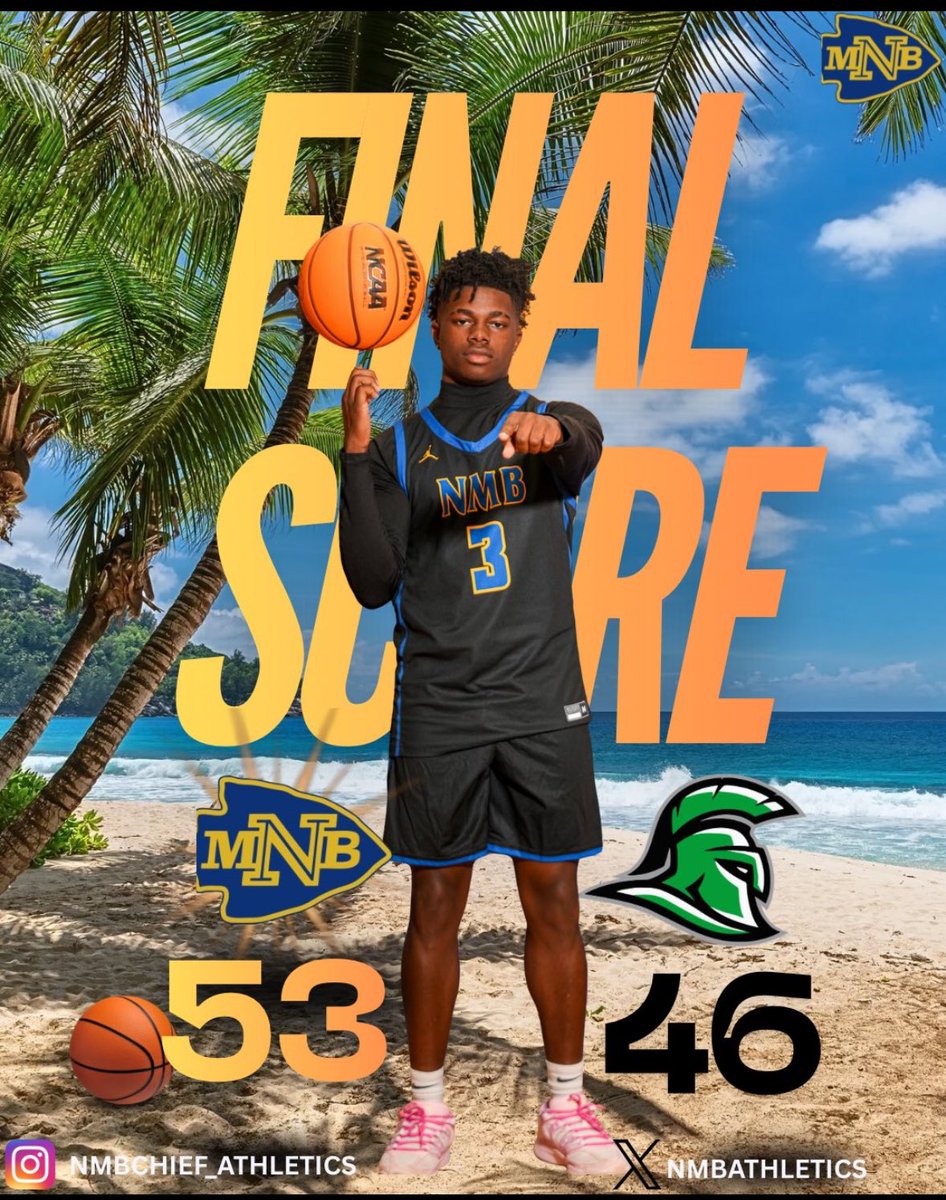 nmbbasketball's tweet image. 🏀 NMB Wins🔵🟡

Total Team Effort in the OT win

Freshman Caden Bass led w/20pts/11-13 FTs 😤
Freshman Mason Walker w/12pts- 3 to send it to OT
Preseason All Region Senior @PrimereLewis with 11pts and 4steals 💪