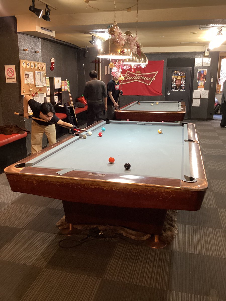 unison池袋open！

早くからりくPが来店！
相撞き大歓迎です☺️

ぜひチャレンジお待ちしてます🔥

#池袋
#ビリヤード
#unison