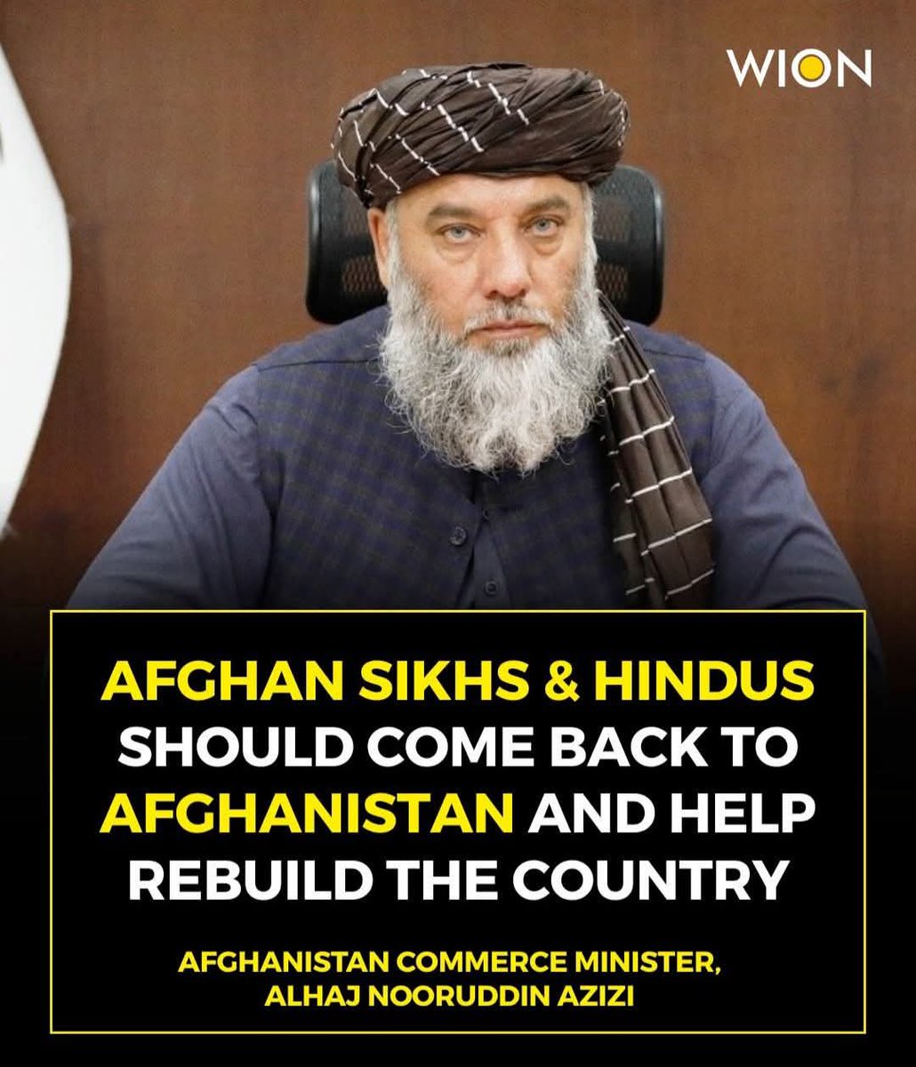 ByRakeshSimha's tweet image. Taliban admit Islam alone cannot rebuild Afghanistan. They want the expelled Sikhs and Hindus to return and rebuild the economy. This is pure blasphemy.