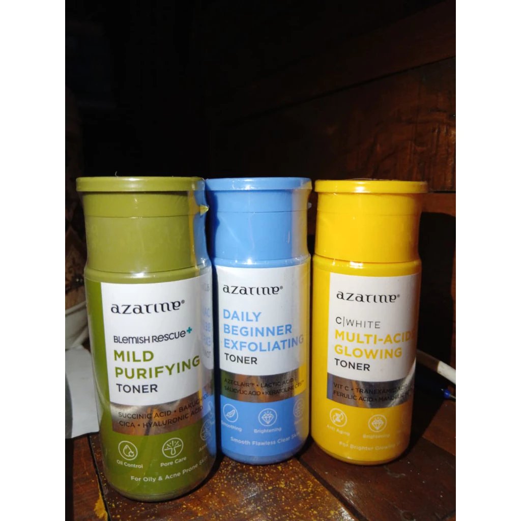 WTS AZARINE Face Toner 90ml - Daily Beginner Exfoliating | Multi-Acids Glowing | Mild Purifying
💫 19.995
✅New sealed, exp 2028
✅price incl admin co &amp; packing
📍Jakarta Pusat
shopee.co.id/product/917490…