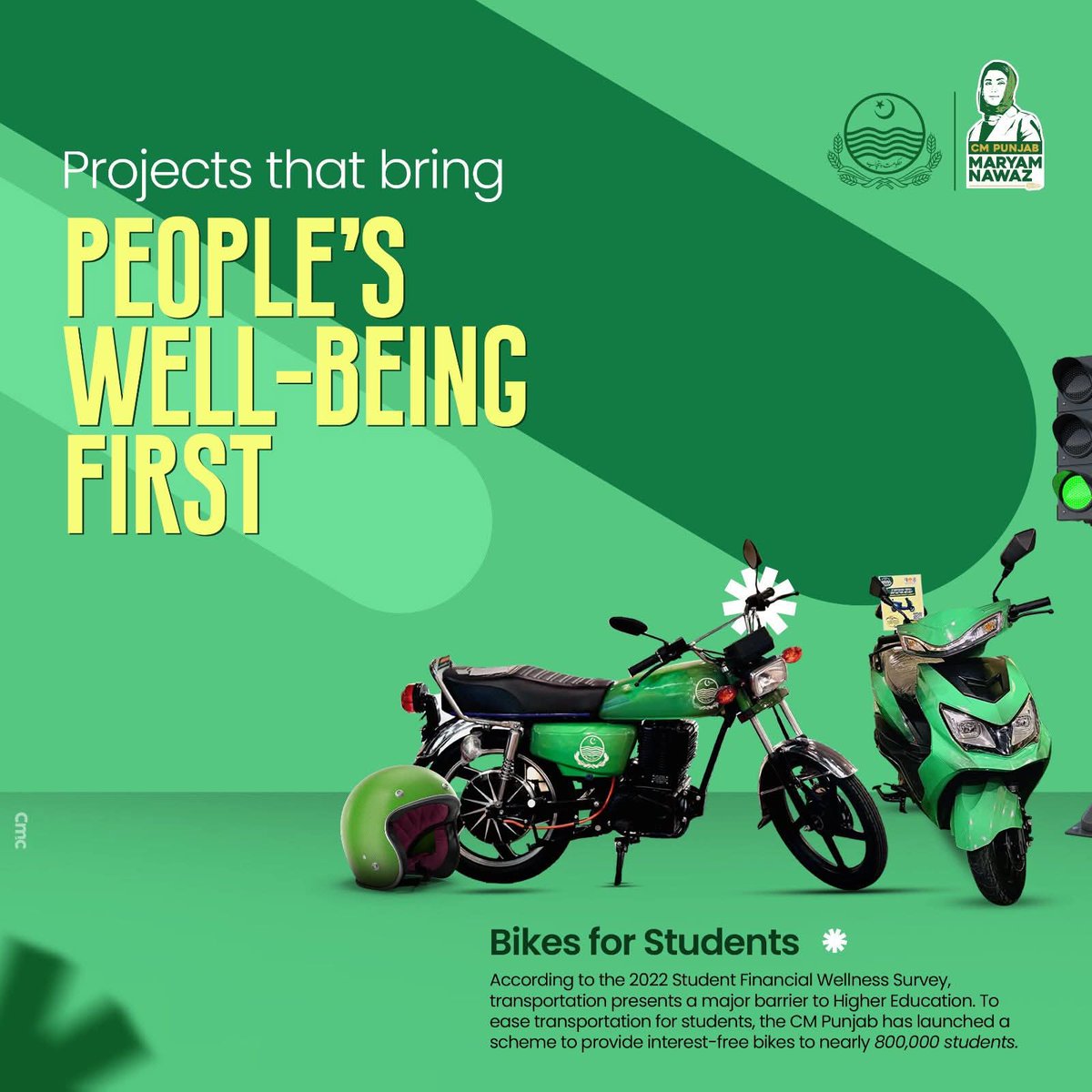 SikandarReforms's tweet image. وزیراعلیٰ پنجاب کے تعلیم دوست ویژن کے تحت بلاسود بائیکس اسکیم 8 لاکھ طلبہ کو بااعتماد سفری سہولت دے کر تعلیم تک رسائی آسان بنا رہی ہے۔

#EducationReforms #PunjabGovt #StudentSupport #QualityEducation