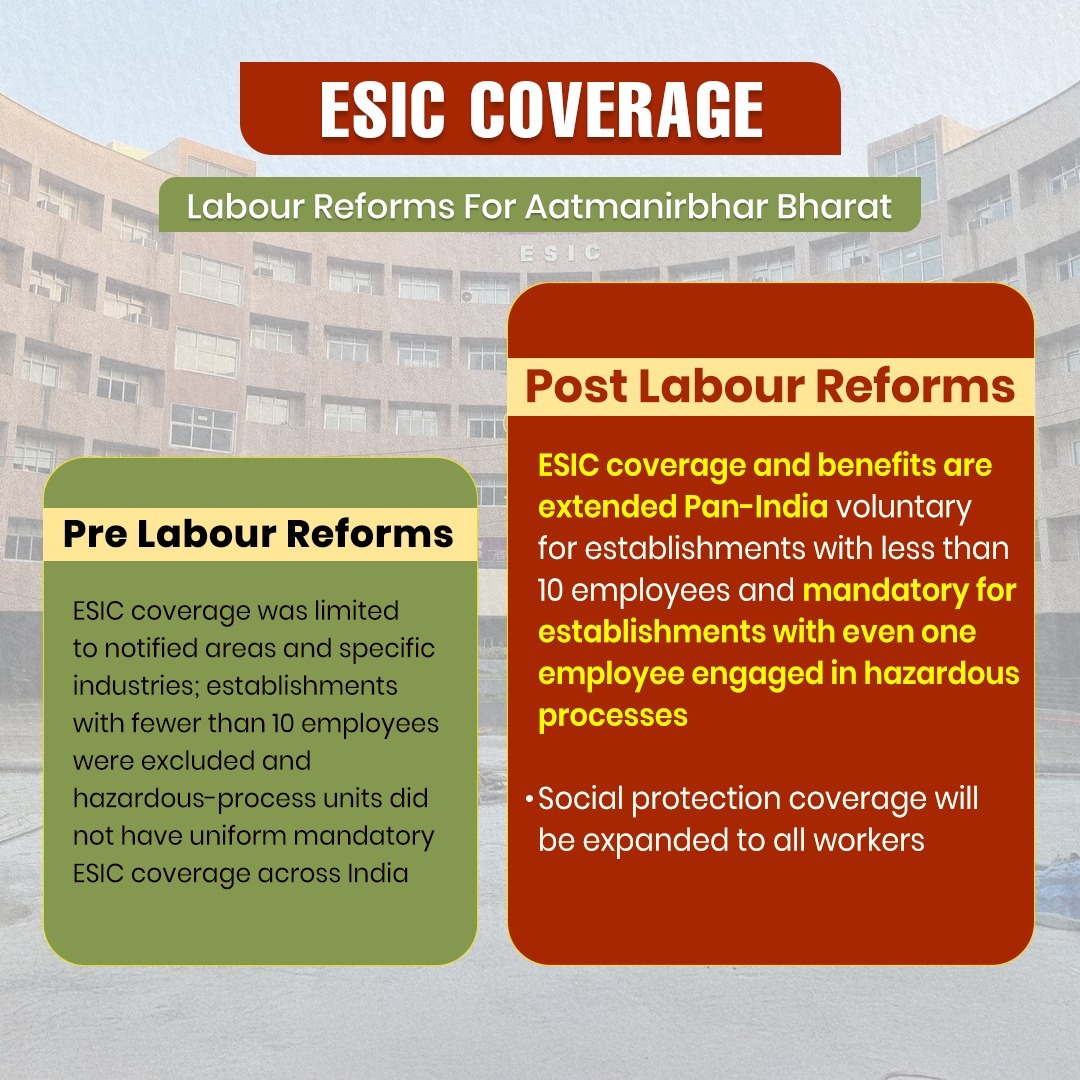 Ministry of Labour & Employment, GoI tweet media