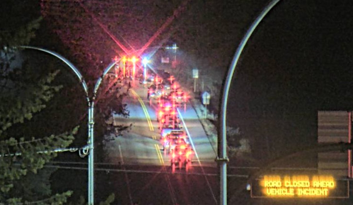 DriveBC's tweet photo. ⛔️ #BCHwy6 - Northbound vehicle incident just north of Playmor Road has the northbound lane blocked by emergency crews. Expect delays. #CrescentValleyBC #PlaymorJunction https://t.co/MBmpaIgBsH