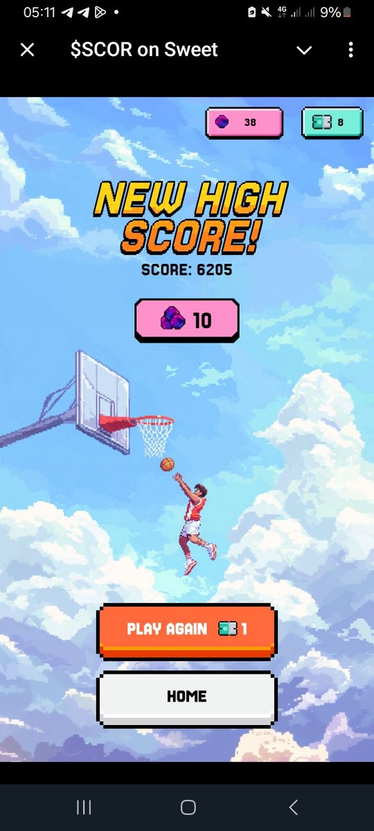 DON___CASH1's tweet image. gScor 

Woop Woop NEW high score on the TG mini game from @SCORProtocol