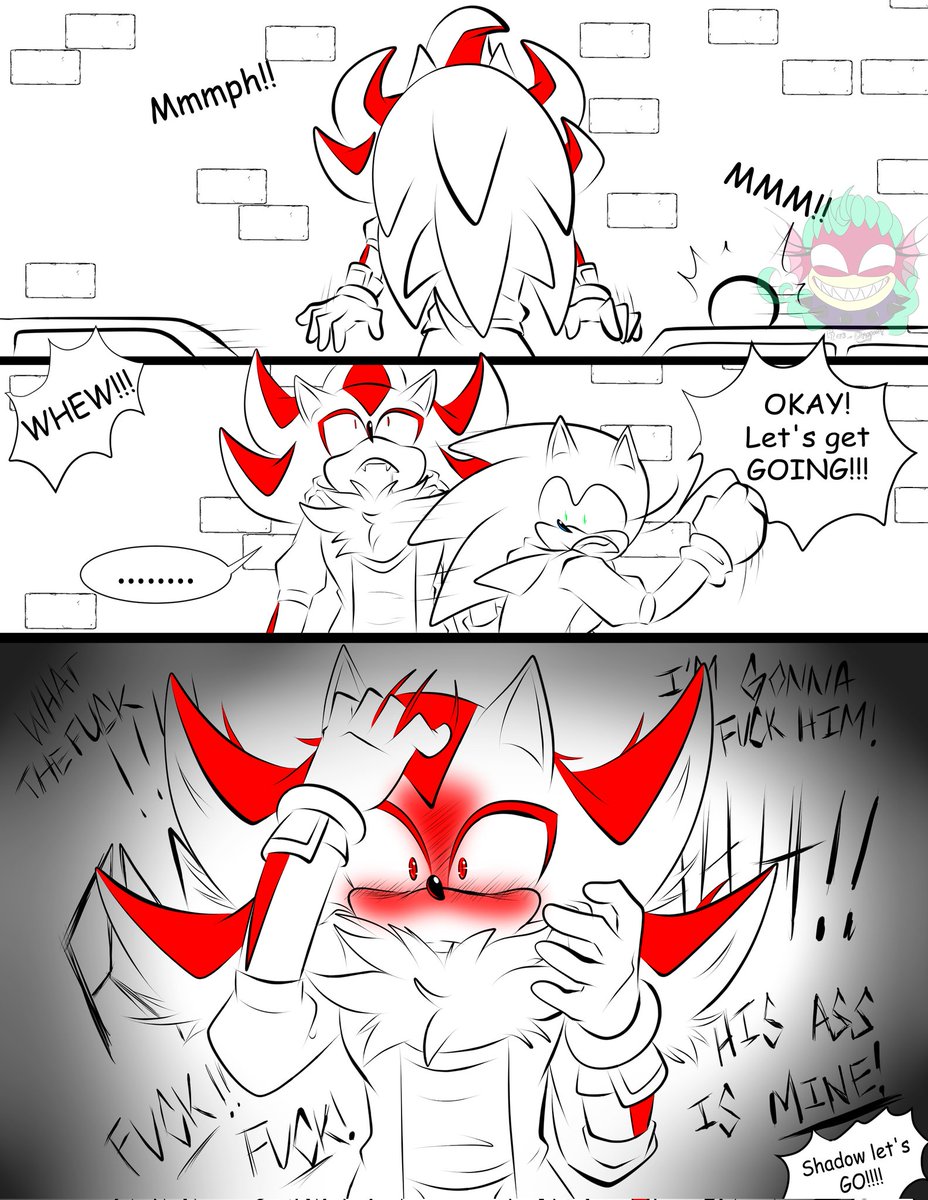 Rae_Dragoon's tweet image. A short comic idea I had based off a scene from IT Crowd. But with my own funny spin on things. Siiiiiiiiigh I love these gayhogs. Also sonic has NO idea what's in store for him when they get back to the hideout. Lol
#SonicTheHedgehog #ShadowtheHedgehog #ITCrowd #funny #sonadow