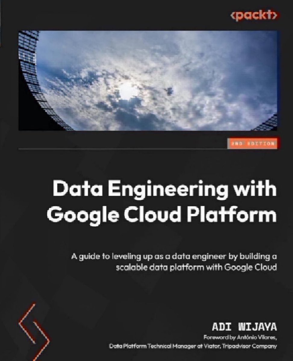 KirkDBorne's tweet image. #DataEngineering with Google Cloud Platform #GCP — A Guide to leveling up as a #DataEngineer by building a scalable data platform with Google Cloud: amzn.to/4ecMUtM [2nd Edition] v/ @PacktDataML
—————
#DataAnalytics #Analytics #CDO #CTO #AI #ML #MLOps #DataScience