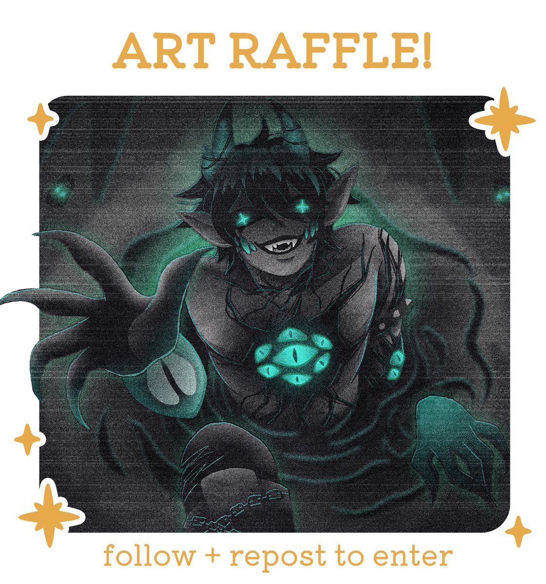 Repo_VT's tweet image. 🖤 NIGHT CREATURE ART RAFFLE TIME! 🖤

To enter:
✦ Follow and retweet
✦ Drop your png/ref (optional)

🗓️ Winner will be picked on DEC 5th!
All genders and creatures welcome! More examples of the style in my profile :3

#ENVtuber #Vtuber #artraffle