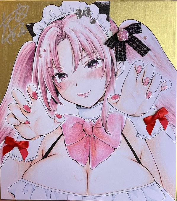 こちらの快楽天BEAST20周年展にて色紙を描かせて頂きました。是非見に来て頂けたら嬉しいです。 よろしくお願いいたします!