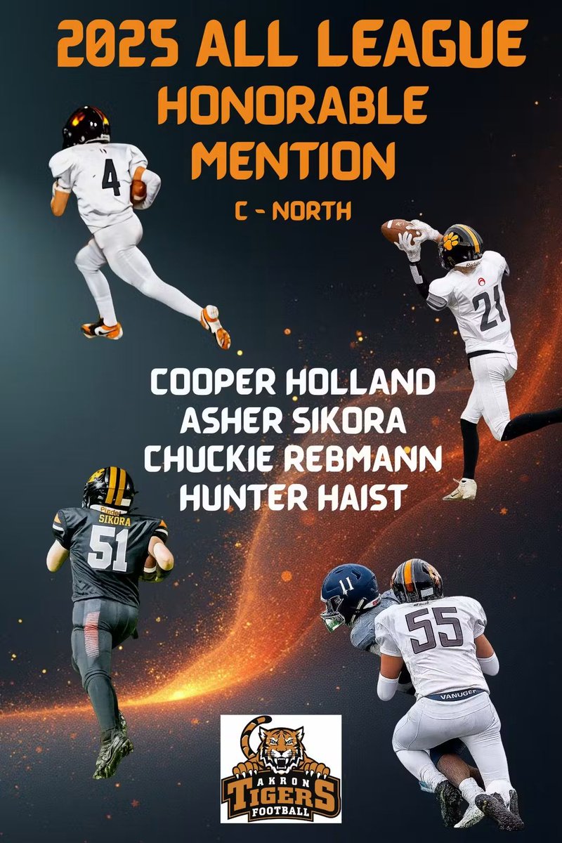 Shout out &amp; Congrats to our 2025 All League, C North, Honorable Mentions!