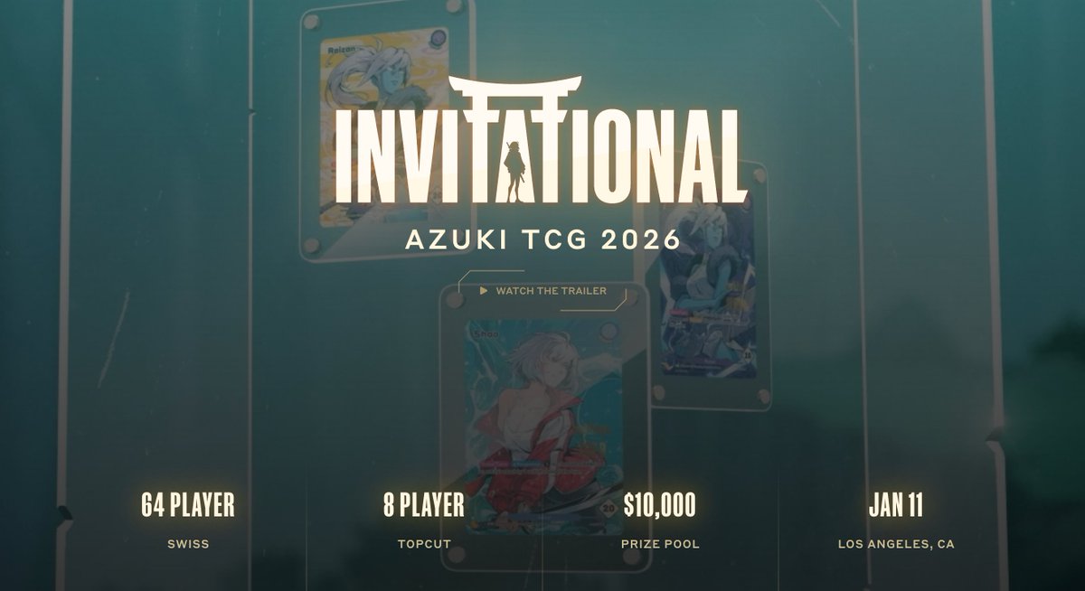 dgtlemissions's tweet image. With the Azuki Invitational Tournament on the way, I did a little research into the history of TCG tournament prize cards across different games. The pattern is clear: beyond standard releases and booster packs, these prizes sit in an elite tier of collectibles, scarce by design,…