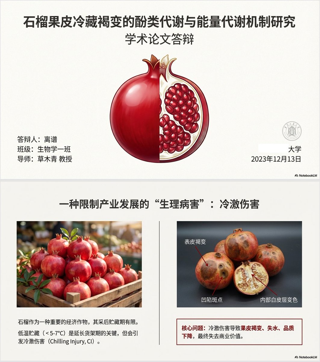 CaomuQ625's tweet image. 真离谱啊！Nano Banana Pro+NotebookLM可以一键生成学术答辩论文。不仅中文完美生成，且还有恰到好处的配图和精美的图表，甚至配图中还会标注信息😱。不说还真看不出是 AI生成的。
操作：只需在NotebookLM来源处上传论文，接着点击“演示文稿”，输入你的要求并选择长度即可生成了论文PPT。…