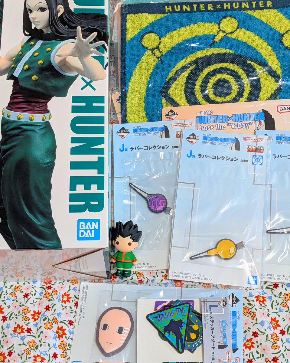 ハンターハンターの一番くじ💖🥹💖
I have streamer luck lol