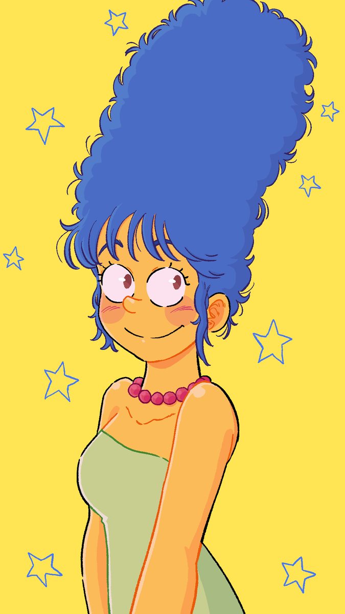 elcagada_'s tweet photo. Marge Simpson mi divina niña hermosa a quien le robo la personalidad 🙏💖 https://t.co/uMnOWaTnZA