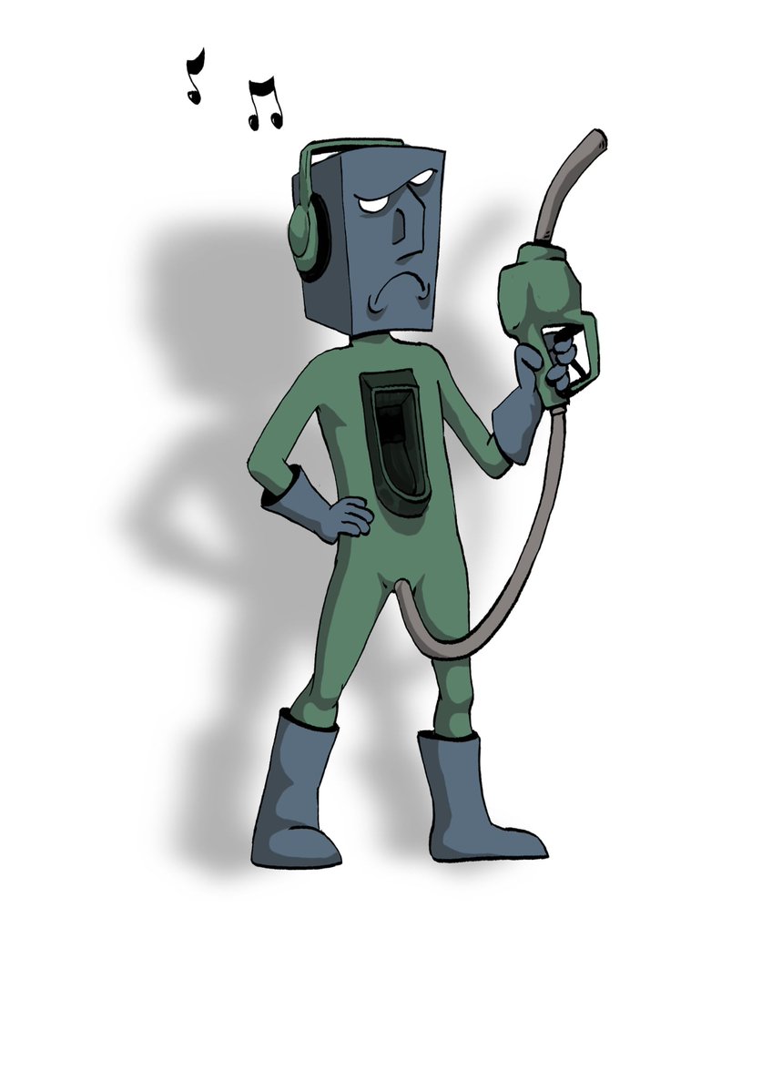 ArisinWond72505's tweet image. Name: Gaster Gann
He is capable of releasing gas from inside his body into the gun is holding. 
Available now @objktcom